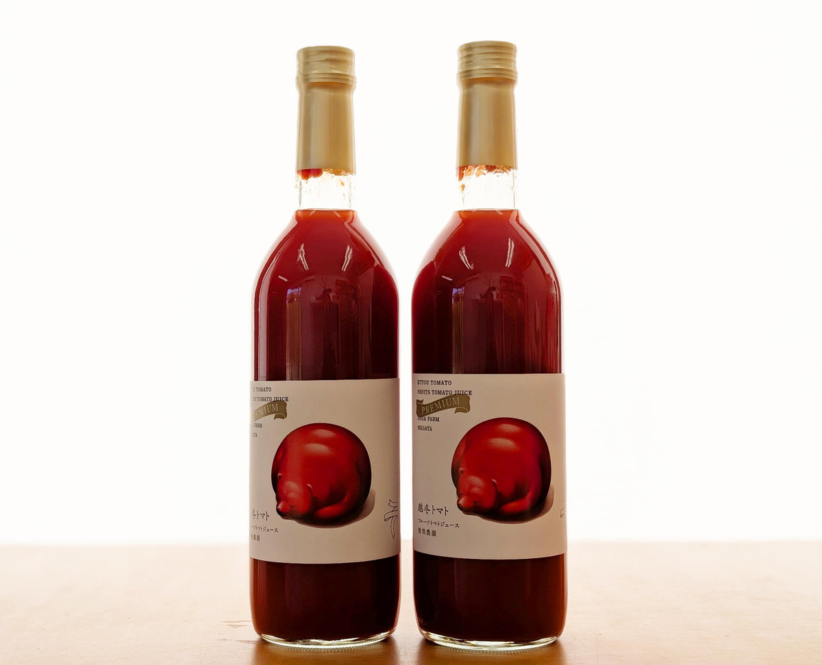 2025年産 糖度10度】越冬トマトジュース大瓶 2本セット – 曽我農園