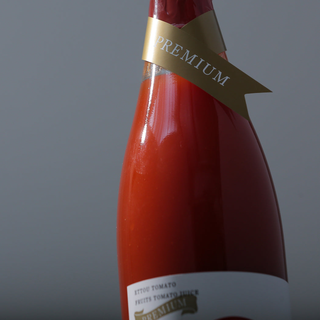 【2025年産　糖度10】越冬トマトジュース大瓶-1本桐箱入り